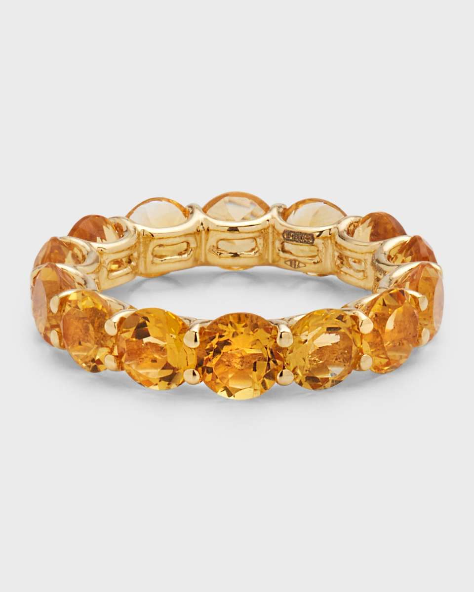18K Yellow Gold New Classic Citrine Ring